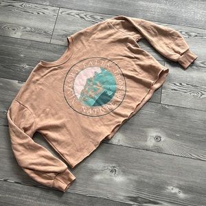Soft crop sweatshirt